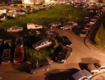 Как да се въведе ред на паркинга в двора