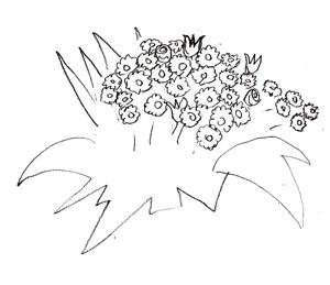 Pas cu pas pentru a desena o floare pentru incepatori - un creion de desen  lecții pentru