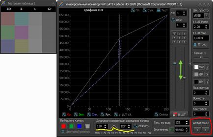 monitoriza programul de calibrare calibrilla - fotokto