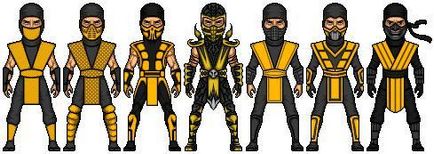 Minden jelmezek skorpió Mortal Kombat x