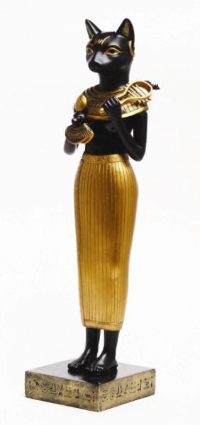 Az ókori egyiptomi istennő Bastet, az egyiptomi macska-istennő Bastet
