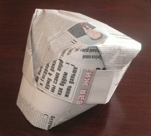 Как да си направим шапка от вестник