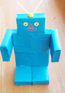 Как да си направим робот от кибритени кутии учебен ден