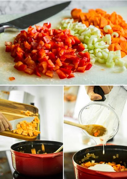 Soupe de légumes 10 épices (Congélateur bienvenus, végétalien, sans gluten) - Oh Elle Brille (congélateur) 10 épices Soupe de légumes (Congélateur bienvenus, végétalien, sans gluten) - Oh Elle rougeoie