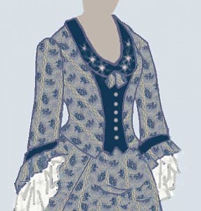 Souhaitant robe des années 1870 I, hier - de Thimble (hier & amp; #'s thimble) Souhaitant robe des années 1870 I, hier - de Thimble