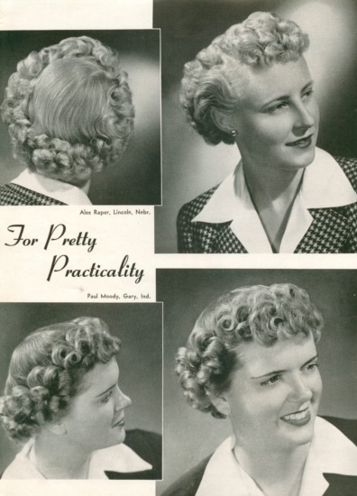 1940 Hairstyles- Histoire des femmes - Coiffures (1940) 1940 Hairstyles- Histoire des femmes - Coiffures