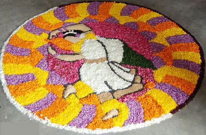 25 Designs Rangoli les plus colorés avec des fleurs (dessins de fleurs rangoli) 25 Designs Rangoli les plus colorés avec des fleurs