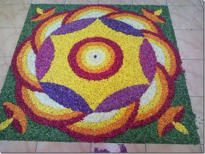 25 des rangolis les plus colorés avec des fleurs (des rangolis simples avec des fleurs) 25 Designs Rangoli les plus colorés avec des fleurs