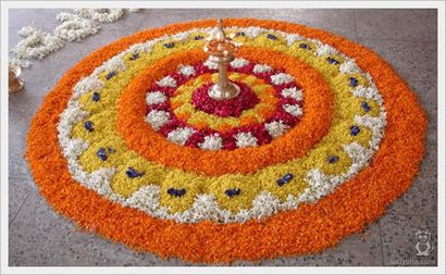 25 des rangolis les plus colorés avec des fleurs (des rangolis simples avec des fleurs) 25 Designs Rangoli les plus colorés avec des fleurs