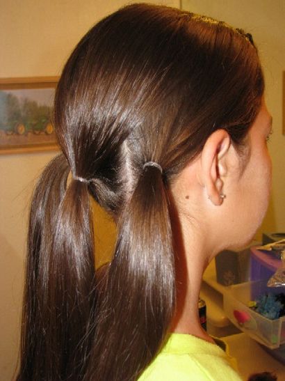 3 Bun Cheveux relevés (lignes partielles montrent) 3 Bun Cheveux relevés