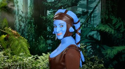 Aayla Secura Costume - Constamment Crafting (comment faire un twi'lek headpiece) Aayla Secura Costume - Constamment Crafting