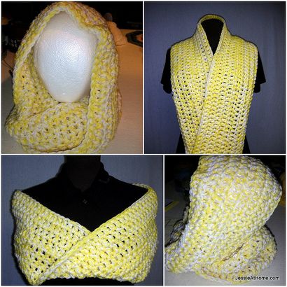 Ali Mobius Cowl peignée Poids ~ Gratuit Crochet Motif, Jessie At Home (poids) Ali Mobius Cowl peignée Poids ~ Gratuit Crochet Motif, Jessie à la maison