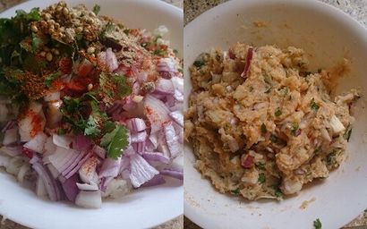 Amritsari Aloo Kulcha - Binjal - Cuisine de VEG (de kulcha) Amritsari Aloo Kulcha - Binjal - s VEG cuisine