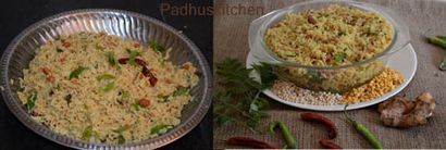 Andhra Puliyodharai-Andhra Pulihora recette, Padhuskitchen (desserts) Andhra Puliyodharai-Andhra Pulihora Recette, Padhuskitchen