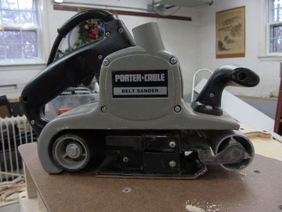 Un bord de table-Ponçage pour votre ceinture Sander 7 étapes (comment faire gabarit ponceuse à bande) Un bord de table-Ponçage pour votre ceinture Sander 7 étapes