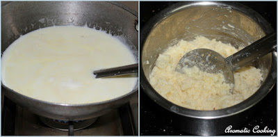Cuisine aromatique Akkaravadisal (Akkara Adisal), lait sucré Pongal (Akkara) Akkaravadisal aromatique de cuisson (Akkara Adisal), lait sucré Pongal