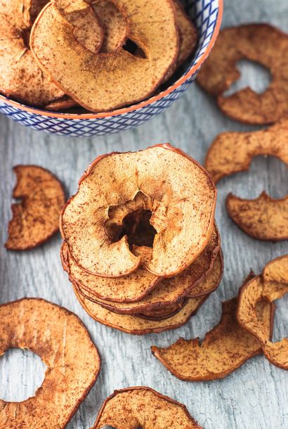 Cuit au four spiralisé d'Apple Chips (spiralisé) Croustilles cuites au four spiralisé d'Apple