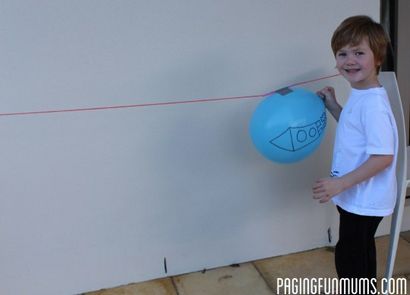 Ballon Rocket ... facile - FUN expérience scientifique pour les enfants (la science) Rocket ballon ... facile - FUN expérience scientifique pour les enfants
