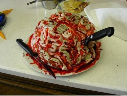 Gâteau au cerveau 8 étapes (avec photos) (gâteau) Gâteau au cerveau 8 étapes (avec photos)