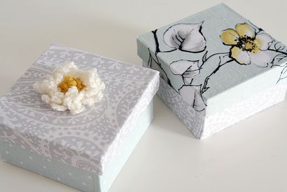 Pris sur un coup de tête de bricolage qui est un tissu Boîtes couvert Wrap (pris) Pris sur un coup de tête de bricolage qui est un tissu Boîtes couvert Wrap