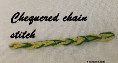 CHAIN STITCH - ses 12 variations belle broderie Stitching Tutoriels - Guide Sew (beau) CHAIN STITCH - ses 12 variations de belles broderies Stitching Tutoriels - Guide Coudre
