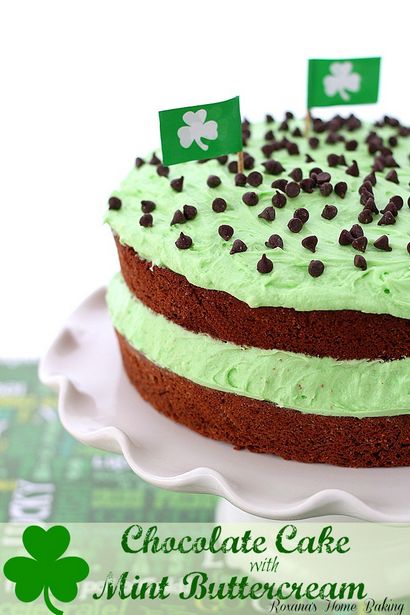 Gâteau au chocolat avec crème au beurre à la menthe - une affaire Treats (comment faire le glaçage à la menthe) Gâteau au chocolat avec crème au beurre à la menthe - une affaire Treats