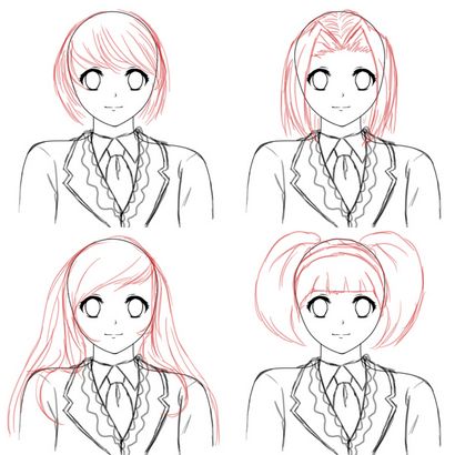 Créer un personnage Anime vecteur dans Adobe Photoshop - Partie 1 Art Esquisse et ligne (photoshop) Créer un personnage Anime vecteur dans Adobe Photoshop - Partie 1 Dessin et Art Ligne