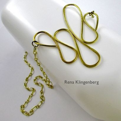 Courbes dangereuses Fil - Collier de chaîne (tutoriel) (comment faire collier de travail de fil) Courbes dangereuses Fil - Collier de chaîne (Tutorial)