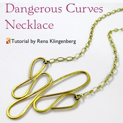 Courbes dangereuses Fil - Collier de chaîne (tutoriel) (chaîne) Courbes dangereuses Fil - Collier de chaîne (Tutorial)