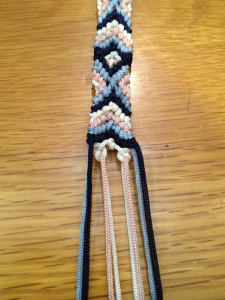 Diamants Bracelet d'amitié, facile par moi (nœuds en arrière deux fois) Diamants Bracelet d'amitié, facile par moi