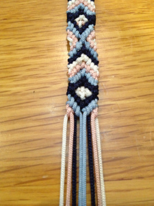 Diamants Bracelet d'amitié, facile par moi (noeuds avant deux fois) Diamants Bracelet d'amitié, facile par moi
