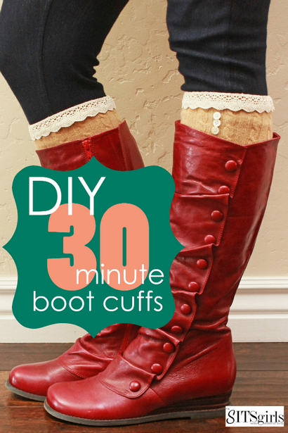 DIY Boot Manchettes - Chaussettes Boot (bottes Emily Louise) DIY Boot - Chaussettes Brassards de démarrage