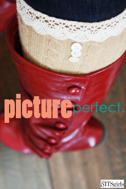 DIY Boot Manchettes - Chaussettes Boot (bottes Emily Louise) DIY Boot - Chaussettes Brassards de démarrage