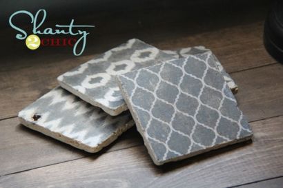 Sous-verres de bricolage et Printables gratuit! 2 Shanty Chic (gratuit) Sous-verres de bricolage et Printables gratuit! 2 Shanty Chic