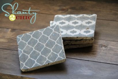 Sous-verres de bricolage et Printables gratuit! 2 Shanty Chic (montagnes) Sous-verres de bricolage et Printables gratuit! 2 Shanty Chic