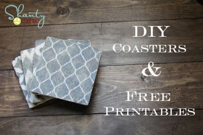 Sous-verres de bricolage et Printables gratuit! 2 Shanty Chic (comment faire sous-verres en pierre écroulés) Sous-verres de bricolage et Printables gratuit! 2 Shanty Chic