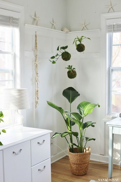 Bricolage KOKEDAMA - Moss japonais Boule Planters - sable et Sisal (japonais) Bricolage KOKEDAMA - Moss japonais Boule Planters - Sable et Sisal