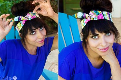 DIY sur un foulard avec un fil (comment faire un serre-tête du port du foulard) DIY sur un foulard avec un fil