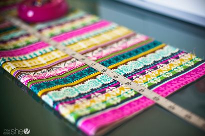 DIY sur un foulard avec un fil (fil) DIY sur un foulard avec un fil