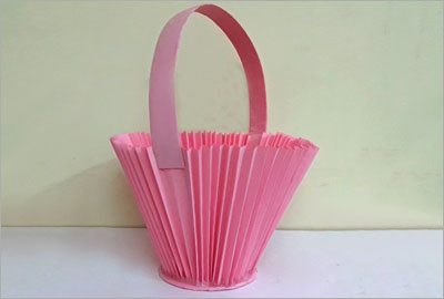 DIY corbeille à papier Comment faire pour accordéon facile Panier chocolats (Idées cadeaux) Papier de bricolage panier Comment facilites panier Accordéon Chocolates