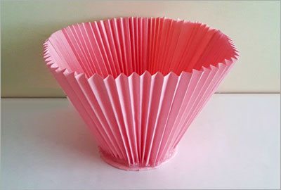 Papier de bricolage panier Comment faire facile Accordéon Panier pour Chocolates (créativité) Papier de bricolage panier Comment facilites panier Accordéon Chocolates