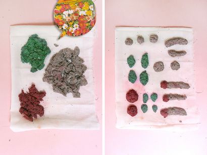 Papier bricolage semences Cartes plantable, main Charlotte (papier graine plantables comment faire) Papier bricolage semences Cartes plantable, main Charlotte