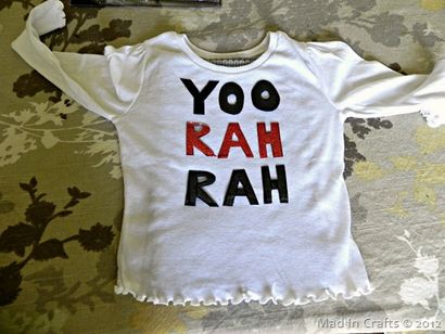 School Spirit DIY Shirts - Deux façons - Mad dans l'artisanat (façons) School Spirit DIY Shirts - Deux façons - Mad dans l'artisanat