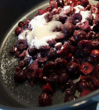 Facile Confiture de cerises (pas de pectine), noix Curious (cerise) Facile Confiture de cerises (pas de pectine), noix Curious