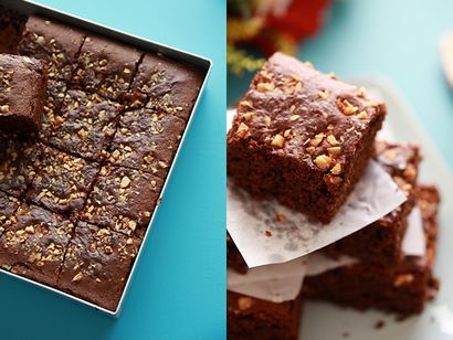 Brownies au chocolat sans oeufs - DivineTaste (chocolat) Brownies au chocolat sans oeufs - DivineTaste