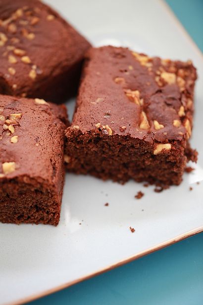 Brownies au chocolat sans oeufs - DivineTaste (cuisson cuisson en poudre) Brownies au chocolat sans oeufs - DivineTaste