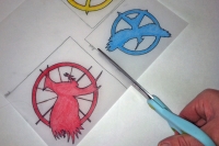 Craft gratuit Tutorial - Shrinky Dinks Porte-clés (tutoriel) Craft gratuit Tutorial - Shrinky Dinks Porte-clés