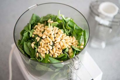 Recette basilic frais pesto (recette) Recette de basilic frais Pesto