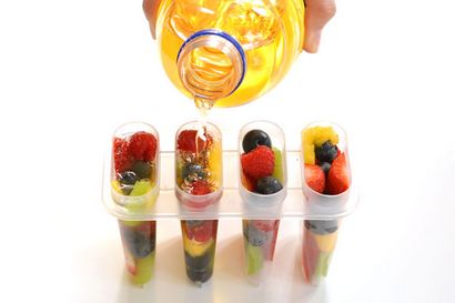 Fruits frais, salade de fruits popsicles sucettes glacées (fruits) Fruits frais, popsicles Salade de fruits sucettes glacées
