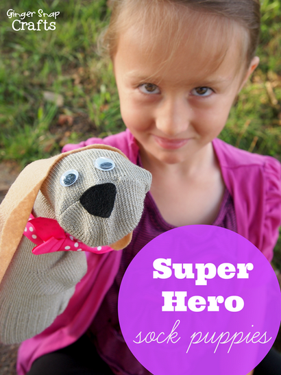 Ginger Crafts accrochage Super Hero Sock chiots Inspirée par Disney - S Super Buddies tutoriel (gingembre) Ginger Crafts accrochage Super Hero Sock chiots Inspirée par Disney - S Super Buddies tutoriel
